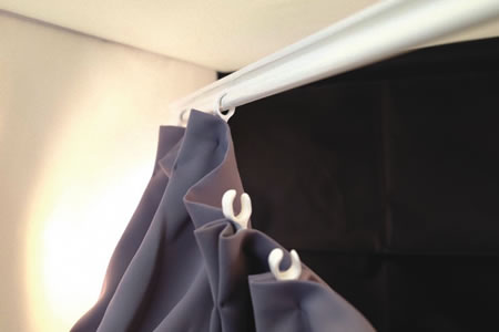 Anti-ligature Curtain Track